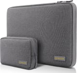 13,3 Pouces Housse Ordinateur Portable Pochette Pour Macbook Air Pro 13 M1 M2 2012-2022, Macbook Pro 14 (2021-2023), 13,5 Surface Laptop, 13,3 Hp Lenovo Dell Acer Pc Portable, Gris Foncé1