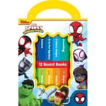 Disney Junior Marvel Spidey & His Amazing Friends 12 Books My First Library (inbunden, eng)