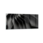 Impression sur Verre 120x50cm Tableaux Image Photo 3D Labyrinthe Moderne