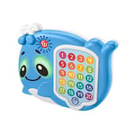 Fisher-Price HJR75 - BlinkiLinkis Quiz Whale, jouet éducatif interactif avec musique, lumières, mélodies et phrases, jouet pour bébé pour enfants de plus de 18 mois, multicolore