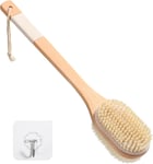 Brosse Dos Douche Long Manche, Utilisation Humide Et Sèche Brosse Dos Brosse Exf