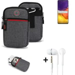 Holster + earphones for Samsung Galaxy Quantum2 Belt Pouch