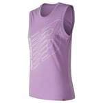 NEW BALANCE WOMENS ESSENTIALS 90S TANK TOP VEST PURPLE SUMMER RETRO NEW BNWT S