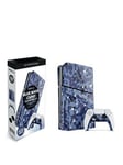 Maxx Tech Ps5 Slim Faceplates + Controller Faceplates - Camo Blue