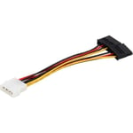 Câble Adaptateur Alimentation Disque Dur 4 Pin IDE Molex à 2 Série ATA SATA HDD