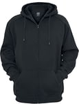 Urban Classics Homme Zip Hoody Sweat , Noir (7), XXL EU