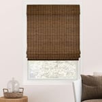 CHICOLOGY Venetian Blinds Bamboo Roman Blind Patio Blinds and Shades Window Shade 36" W x 64" H Pine Cones