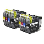 8 Printer Ink Cartridges (Set) for use with Brother MFC-J5335DW & MFC-J6530DW