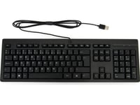 Hp Tangentbord Hp 125 Usb Svart Fullstort Tangentbord Med Kabel + Numeriskt 266C9aa