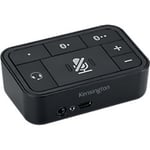 Kensington Universal 3-in-1 Pro Audio Headset Switch K83300WW USB-C to USB-A Cable Black