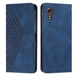 Blue Diamond Pu-Kotelo On Yhteensopiva Samsung Galaxy Xcover 7:N Kanssa