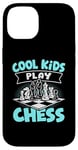 Coque pour iPhone 14 Échecs Enfants Joueurs D'échecs