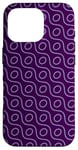 Coque pour iPhone 16 Pro Purple Lavender Smooth Geometric Oval Circle Chain Pattern