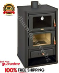 Poêle à bois Cheminée Cuisinière Prity FG 14,2kw.