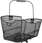 Klickfix 2128051100 Unisex - Adults' Rear Bicycle Basket 23 x 22.5 x 36 cm Black