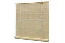 Naturlig bambus rullegardin 120x160 cm - Beige