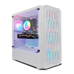 STGsivir PC Gamer Fixe, Ordinateur Gaming,Core i5-9400F jusqu'à 4.1GHz, Radeon RX 580 8Go GDDR5, RAM 16Go DDR4, SSD 1To, 600M WiFi, BT 5.0, Ventilateur RVB x 4, W11H64