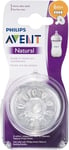 Philips Avent SCF044 / 27-2 Natural teats fast flow 6m + with 3 holes size 4