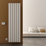 Carisa Boreas S Radiateur Électrique Vertical -Éco-énergétique, Design Moderne, Blanc, 180 x 55,5 cm