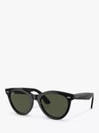 Ray-Ban RB2241 Unisex Wayfarer Way Sunglasses, Black/Green