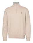 Polo Ralph Lauren Luxury Jersey Quarter-Zip Pullover Kräm