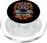 Drop the Bass Gobble the Feast, Thanksgiving, dinde, DJ PopSockets PopGrip pour MagSafe