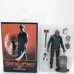 NECA Friday The 13th Figur Leksaker Freddy Jason Voorhees Blod Action Figur Jason Samlarmodell Jul Halloween Gåvor No.3