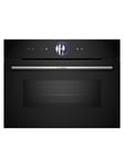 Bosch CMG7761B1B Series 8, Built-in compact oven with microwave function 60 x 45 cm Black