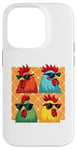 iPhone 14 Pro Chicken Sunglasses Animal Farm Funny For Farmer Men Women Case