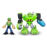 Playskool Heroes Transformers Rescue Bots BOULDER Construction-Bot GRAHAM BURNS