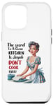 Coque pour iPhone 14 Plus Cooking Chef Kitchen Design Funny Don't Cook Ever Design