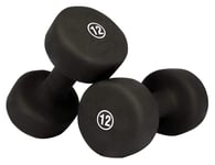 Shengluu Weights Dumbbells Sets Women Cast Iron Hex Color Dumbbells for Women and Men (Color : 12lb*2)