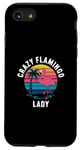 iPhone SE (2020) / 7 / 8 Crazy Flamingo Lady Funny Flamingo Case