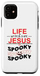 Coque pour iPhone 11 2024 La vie sans Jésus est un Halloween drôle et effrayant pour les chrétiens