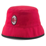 PUMA AC Milan T7 Embroidered Logo Tango Red  Adults Football Bucket Hat