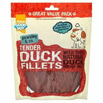 Good Boy Pawsley And Co Tender Duck Fillets Natural Dog Treats Chews 320g Value