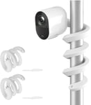 Flexible Twist Mount for Arlo Pro 3 Arlo Pro 2 Arlo Pro, Arlo Pro 3 and Arlo Pro Indoor Camera (2 Paquet Blanc)