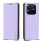 BINFEN COLOR Xiaomi Redmi Note 14 5G Plånboksfodral - Ljuslila