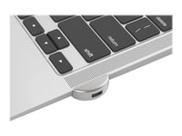 Compulocks Ledge Adapter For Macbook Air M2 And M3 With Combination Lock - Låsadapter For Sikkerhetskabel - Med Kombinasjonskabellås - For Apple Macbook Air M2