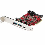 0065030888325 StarTech.com 5-Port USB PCIe Card - 10Gbps USB 3.1 Gen 2 PCIe Card