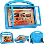 Fire HD 10 Tablet Case for Kids (13th/11th Gen, 2023/2021) - Sonlaryin Blue