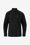 Lyle & Scott - Skjorta Plain Oxford Shirt - Svart