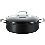 Le Creuset - Toughened Non-Stick Sauteusegryta med glaslock 28 cm