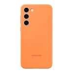 Samsung EF-PS911TOEGUS Étui de Protection en Silicone pour Galaxy S23, avec variété de Couleurs, Prise en Main Lisse, Design Doux et élégant, Version américaine, Orange