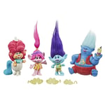 Trolls Les Trolls 2 Tournée Mondiale De Dreamworks - Pack De 5 Poupées Tournée Dans Les Plaines Solitaires