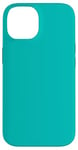 Coque pour iPhone 14 Elegant Aqua Bleu clair