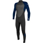 Oneill Reactor-2 Back Zip 3-2mm surf våtdräkt för män - Black-Abyss