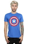 Avengers Captain America Scratched Shield T-Shirt