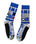 STAR WARS | Mens R2D2 Robot Droid Blue R2-D" Socks | One Size UK 6-11 EU 40-46