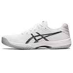 ASICS Homme Gel-Game 9 Padel Sneaker, Blanc Noir, 40.5 EU